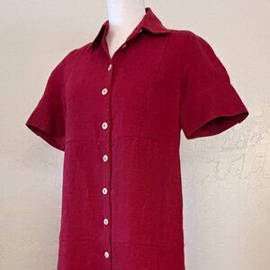 Harvé Bernard. Vintage. Linen. Dress.